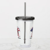 Logo "American Geology Rock Hammer" - individuell  Acryltrinkbecher (Rechts)