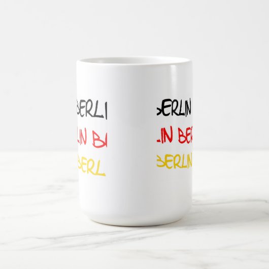 Logo-Andenken Berlins, Deutschland Kaffeetasse (Mittel)