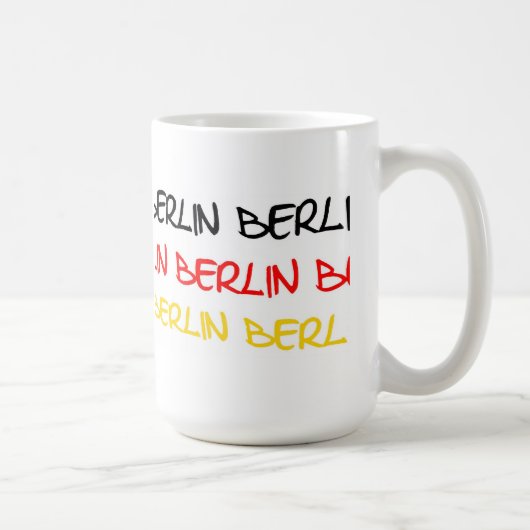Logo-Andenken Berlins, Deutschland Kaffeetasse (Rechts)