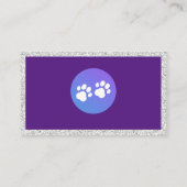 Logo "Animal Paw Prints" Visitenkarte (Rückseite)