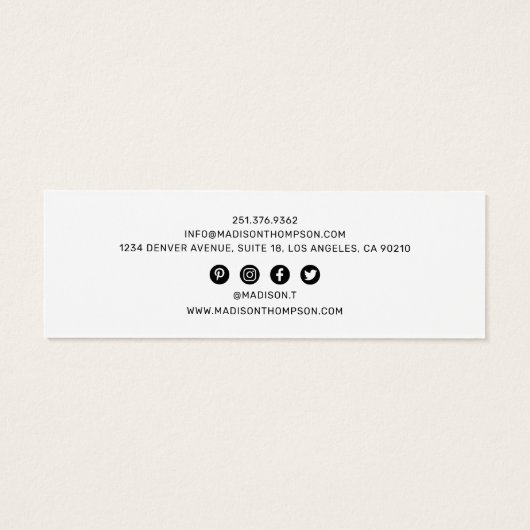 Logo-Anzeige für lila und Gold-Agate-Ohren (Rückseite)