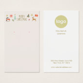 Logo-Anzeigetafel für Weihnachtsfeiern (Vorne & Hinten)