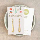 Logo-Anzeigetafel für Weihnachtsfeiern