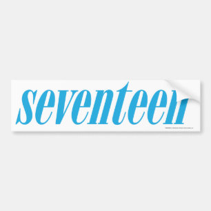 Logo-Aqua siebzehn Autoaufkleber