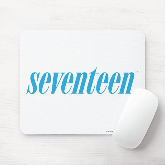 Logo-Aqua siebzehn Mousepad (Mit Mouse)