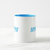 Logo-Aqua siebzehn Tasse (Zentrum)