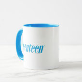 Logo-Aqua siebzehn Tasse (Vorderseite Links)