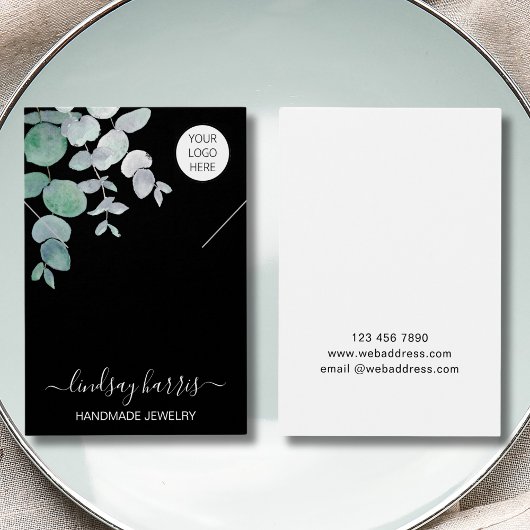 Logo-Aquarellenkette Schwarze Grafikkarte