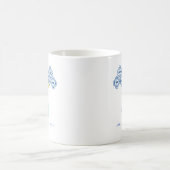 Logo "Aquarellon Lemon Mediterrane Tile" Kaffeetasse (Mittel)