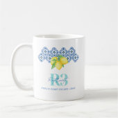 Logo "Aquarellon Lemon Mediterrane Tile" Kaffeetasse (Links)