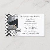 Logo-Architektur für Ihre Fotos Visitenkarte (Rückseite)