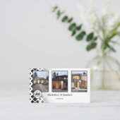 Logo-Architektur für Ihre Fotos Visitenkarte (Stehend Vorderseite)