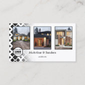 Logo-Architektur für Ihre Fotos Visitenkarte (Vorderseite)