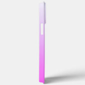 Logo/Art/Foto, QR-Code, Name, strahlend rotes Viol Case-Mate iPhone Hülle (Rückseite / Rechts)