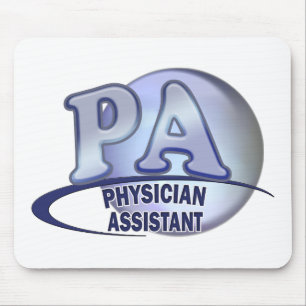 LOGO-ARZT-ASSISTENT PAS BLAUER MOUSEPAD