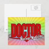 LOGO-ARZT NUKLEAR POSTKARTE (Vorne/Hinten)