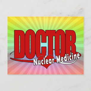 LOGO-ARZT NUKLEAR POSTKARTE