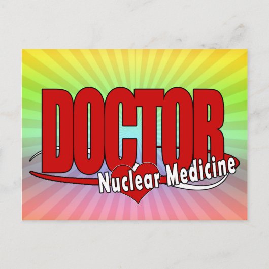 LOGO-ARZT NUKLEAR POSTKARTE (Vorderseite)