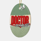 LOGO-ARZT OPTHAMOLOGIST KERAMIK ORNAMENT (Links)