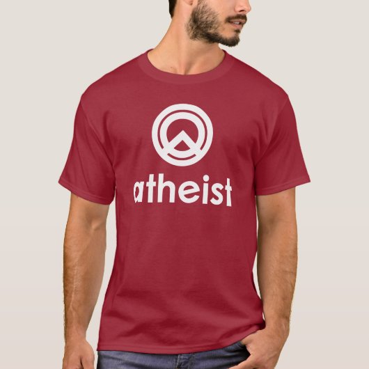 Logo-Atheisten-T-Shirt T-Shirt (Vorderseite)
