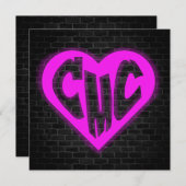 Logo auf Brick Dankeschön-Karte Dankeskarte (Vorne/Hinten)