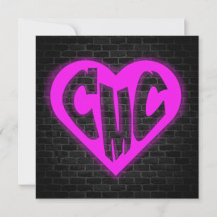 Logo auf Brick Dankeschön-Karte Dankeskarte