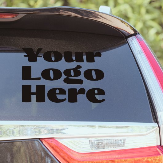 Logo auf dem Fenster "Umschlagwagen" des Vinyl-Qua Aufkleber