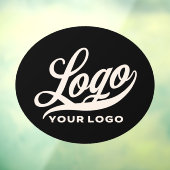 Logo auf dem schwarzen Vinyl-Oval, Firmenmarke Bus Fensteraufkleber (Blatt 3)