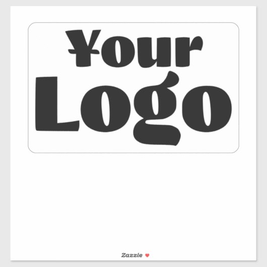 Logo auf dem Vinyl-Rechteck-Fenster für Geschäftsr Aufkleber (Blatt)