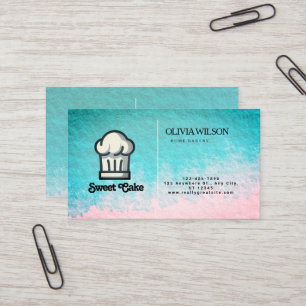 Logo auf der Seite des Single für die Wasserfarbe  Visitenkarte