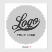 Logo auf der Vinyl Circle Skateboard Business Bump Aufkleber (Blatt)