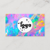 Logo auf der Visitenkarte für Feueropfer (Vorderseite)