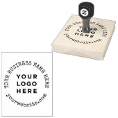 Logo auf der Website für handgefertigte Firmenname Gummistempel (Stempel)