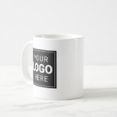 Logo auf Ihre Weise Kaffeetasse (Vorderseite Links)