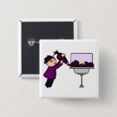 Logo auf Knopf Button (Vorne & Hinten)