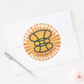 Logo-Aufkleber 1 Runder Aufkleber (Umschlag)
