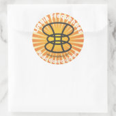 Logo-Aufkleber 1 Runder Aufkleber (Tasche)
