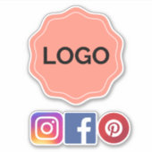 Logo-Aufkleber Aufkleber (Vorderseite)