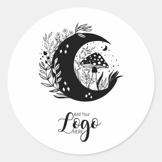 Logo Aufkleber backen Aufkleber Pilz (Vorderseite)