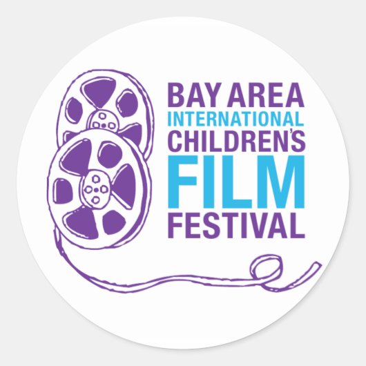 Logo-Aufkleber des BAICFF Runder Aufkleber (Vorderseite)