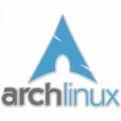 Logo-Aufkleber für Arch Linux Aufkleber (Vorderseite)