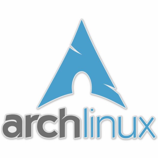 Logo-Aufkleber für Arch Linux Aufkleber (Vorderseite)