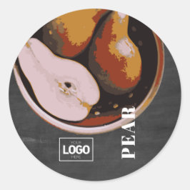 Logo-Aufkleber für das Produkt-Brandy Runder Aufkleber