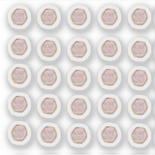 Logo-Aufkleber für den Business Makeup Designer Aufkleber (Vorderseite)