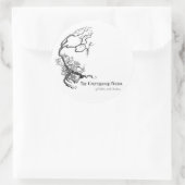 Logo-Aufkleber für die Carterhaugh School (Circle) Runder Aufkleber (Tasche)