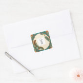 Logo-Aufkleber für die Verpackung von individuell  Quadratischer Aufkleber (Umschlag)