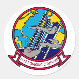 Logo-Aufkleber für Fleet Imaging Runder Aufkleber