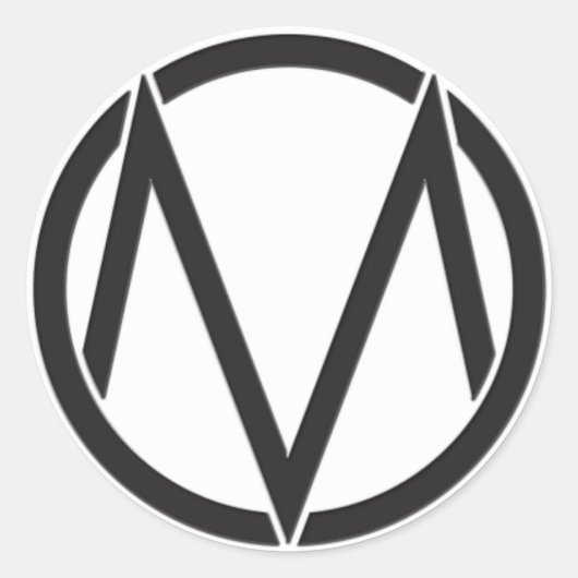 Logo-Aufkleber für Mainboard Runder Aufkleber (Vorderseite)