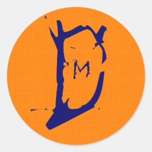 Logo-Aufkleber für Musashi Runder Aufkleber