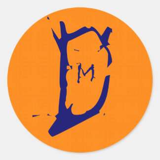 Logo-Aufkleber für Musashi Runder Aufkleber